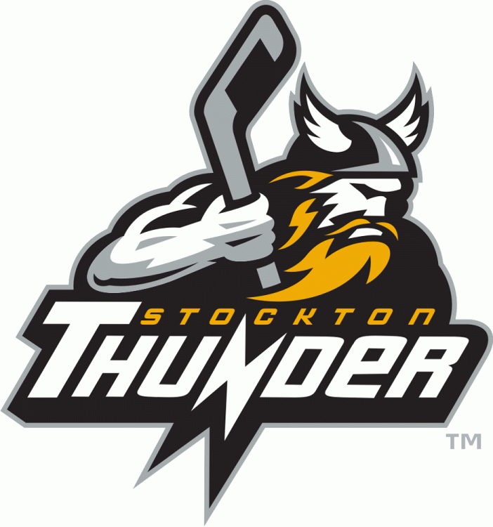 stockton thunder 2005-pres primary logo iron on heat transfer